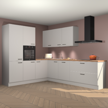 Zijdegrijze keuken Parla 87556