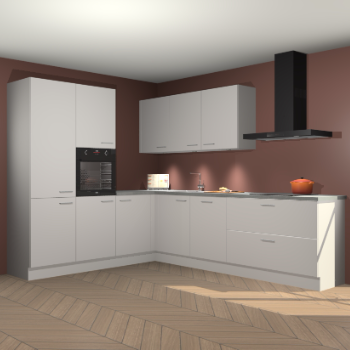 Zijdegrijze keuken Parla 87565