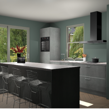 Beton Parelgrijs keuken Toulouse 52311