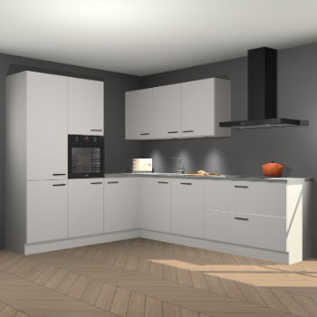 Zijdegrijze keuken Parla 87567