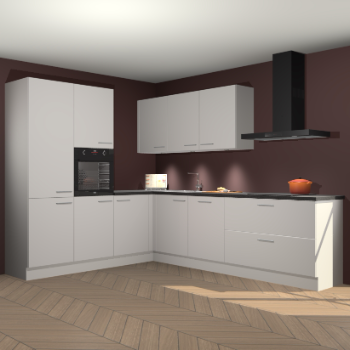 Zijdegrijze keuken Parla 87578