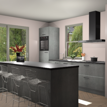 Beton Parelgrijs keuken Toulouse 52319