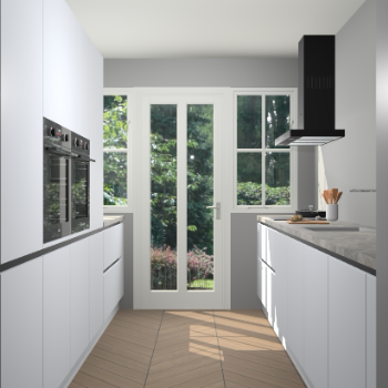 Sneeuwwitte greeploze keuken Olympia 88579