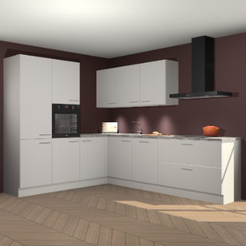 Zijdegrijze keuken Parla 87592