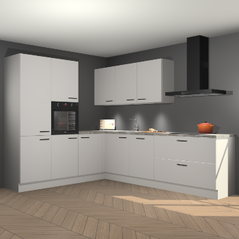 Zijdegrijze keuken Parla 87595