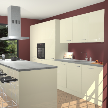 Magnolia Hoogglans keuken Straatsburg 50346