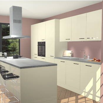 Magnolia Hoogglans keuken Straatsburg 50367