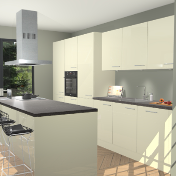 Magnolia Hoogglans keuken Straatsburg 50342