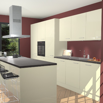 Magnolia Hoogglans keuken Straatsburg 50347