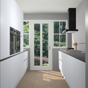 Sneeuwwitte greeploze keuken Olympia 88593