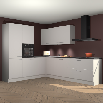 Zijdegrijze keuken Parla 87626