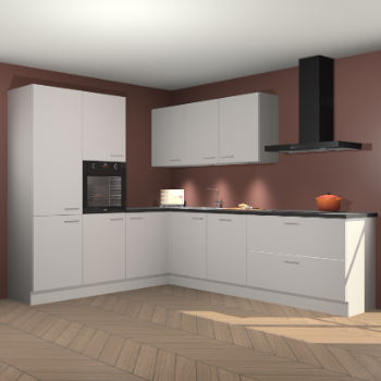 Zijdegrijze keuken Parla 87627