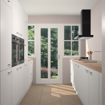 Zijdegrijze keuken Olympia 88595