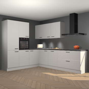 Zijdegrijze keuken Parla 87629