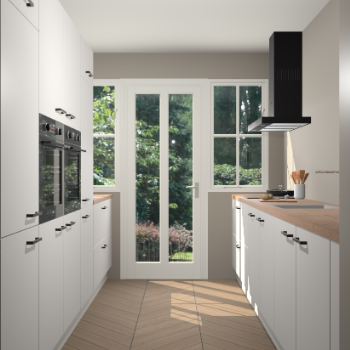 Zijdegrijze keuken Olympia 88598