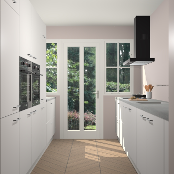 Zijdegrijze keuken Olympia 88602