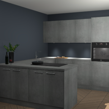 Beton Parelgrijs keuken Rosario 70526