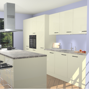 Magnolia Hoogglans keuken Straatsburg 50364