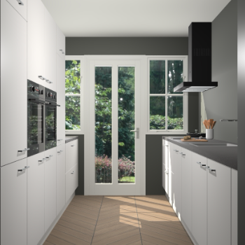 Zijdegrijze keuken Olympia 88612