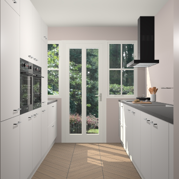 Zijdegrijze keuken Olympia 88613