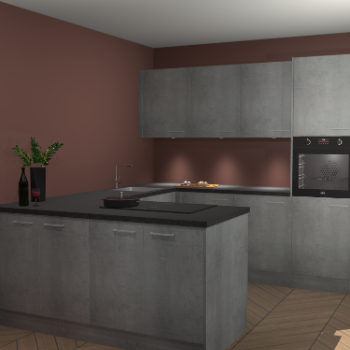 Beton Parelgrijs keuken Rosario 70542