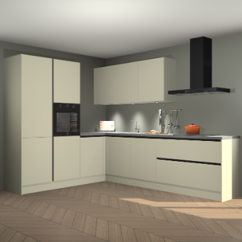 Magnolia greeploze keuken Parla 87664