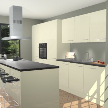 Magnolia Hoogglans keuken Straatsburg 50345