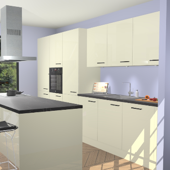 Magnolia Hoogglans keuken Straatsburg 50366