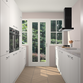 Zijdegrijze keuken Olympia 88626