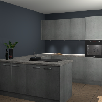 Beton Parelgrijs keuken Rosario 70553