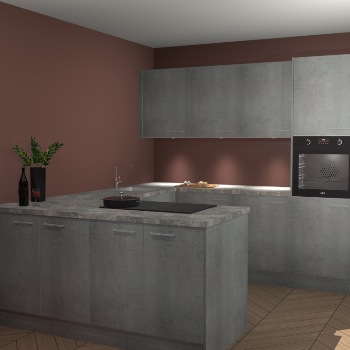 Beton Parelgrijs keuken Rosario 70554