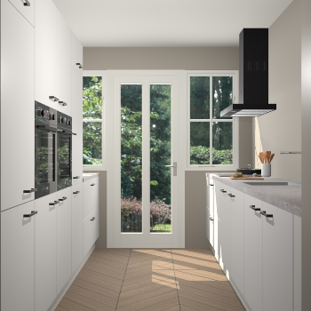 Zijdegrijze keuken Olympia 88629