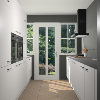 Zijdegrijze keuken Olympia 88632