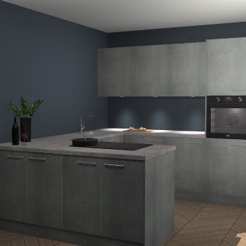 Beton Parelgrijs keuken Rosario 70584