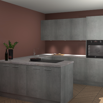 Beton Parelgrijs keuken Rosario 70586