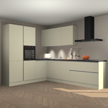 Magnolia greeploze keuken Parla 87712