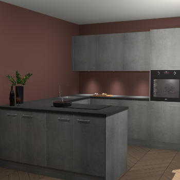 Beton Parelgrijs keuken Rosario 70602