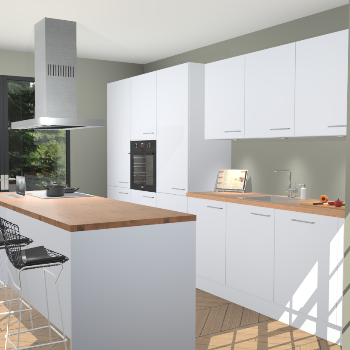 Sneeuwwitte keuken Straatsburg 50517