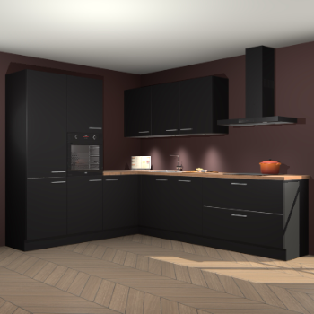 Zwarte keuken Parla 87767