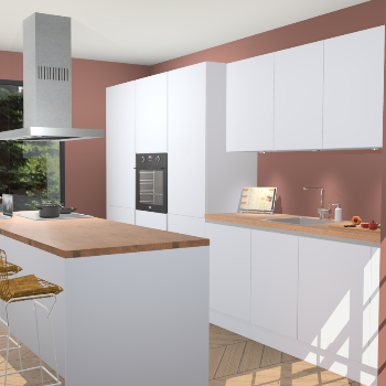 Sneeuwwitte Greeploze keuken Straatsburg 50491