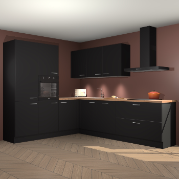 Zwarte keuken Parla 87768