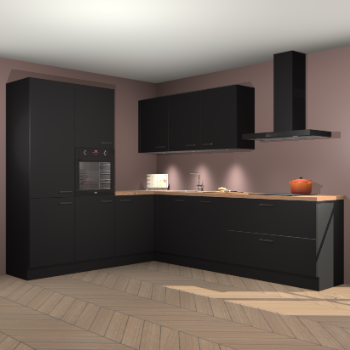 Zwarte keuken Parla 87771