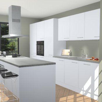 Sneeuwwitte keuken Straatsburg 50562