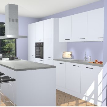 Sneeuwwitte keuken Straatsburg 50580