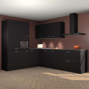 Zwarte keuken Parla 87829