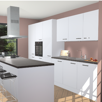 Sneeuwwitte keuken Straatsburg 50586