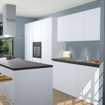 Sneeuwwitte Greeploze keuken Straatsburg 50591