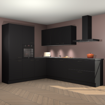 Zwarte keuken Parla 87832