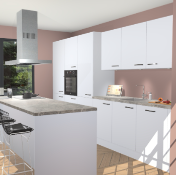 Sneeuwwitte keuken Straatsburg 50587