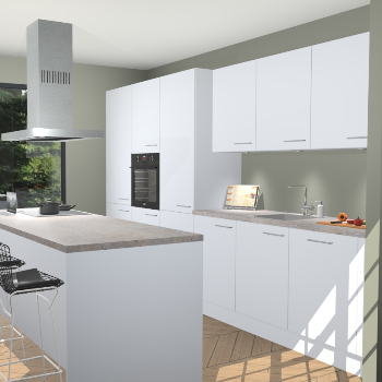 Sneeuwwitte keuken Straatsburg 50567